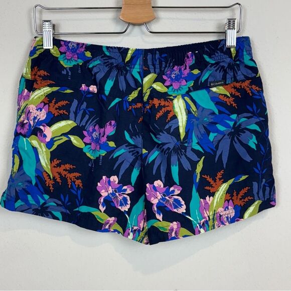 Columbia Bogata Bay Stretch Print Unlined Swim Shorts M - Picture 3 of 6